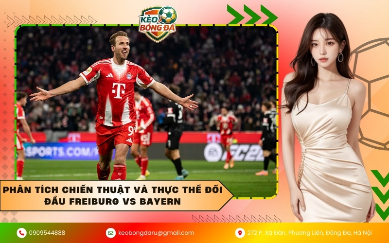 Phân tích chiến thuật và thực thể đối đầu Freiburg vs Bayern